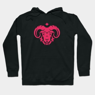 Vintage Aries Zodiac Symbol // Proud Aries Horoscope Sign Astrology Hoodie